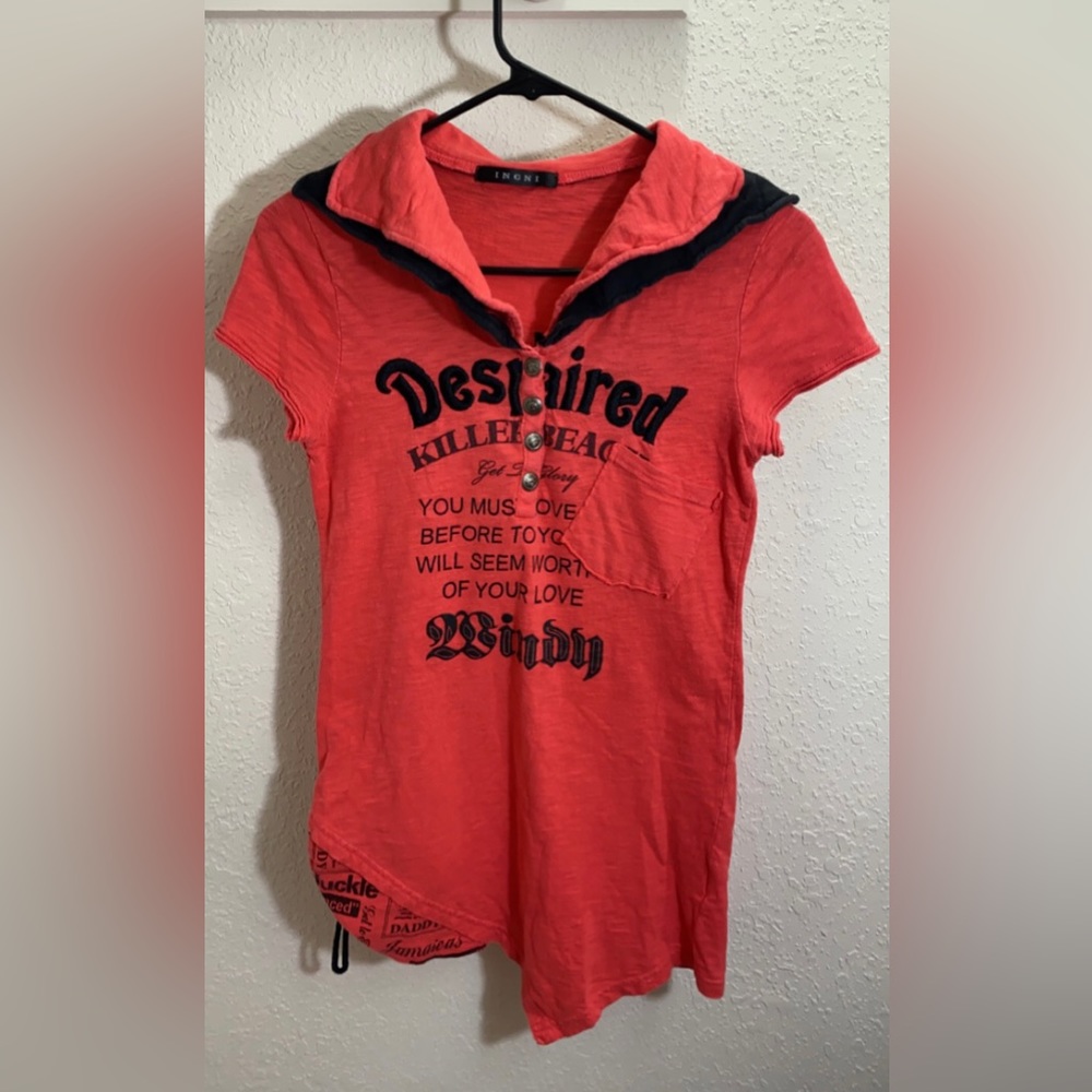INGNI Red Small T-Shirt
